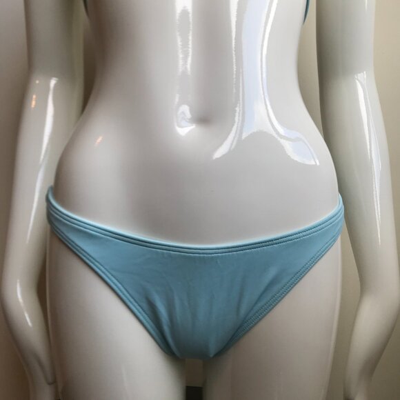 Billabong surf blue reversible halter top low rise bikini set - Picture 4 of 10